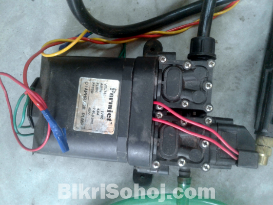 Double dc motor 12v water pump high speed